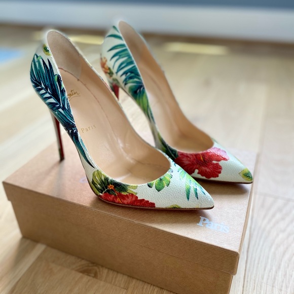 Christian Louboutin Shoes - Pigalle Follies 100 Calf Hawaii.